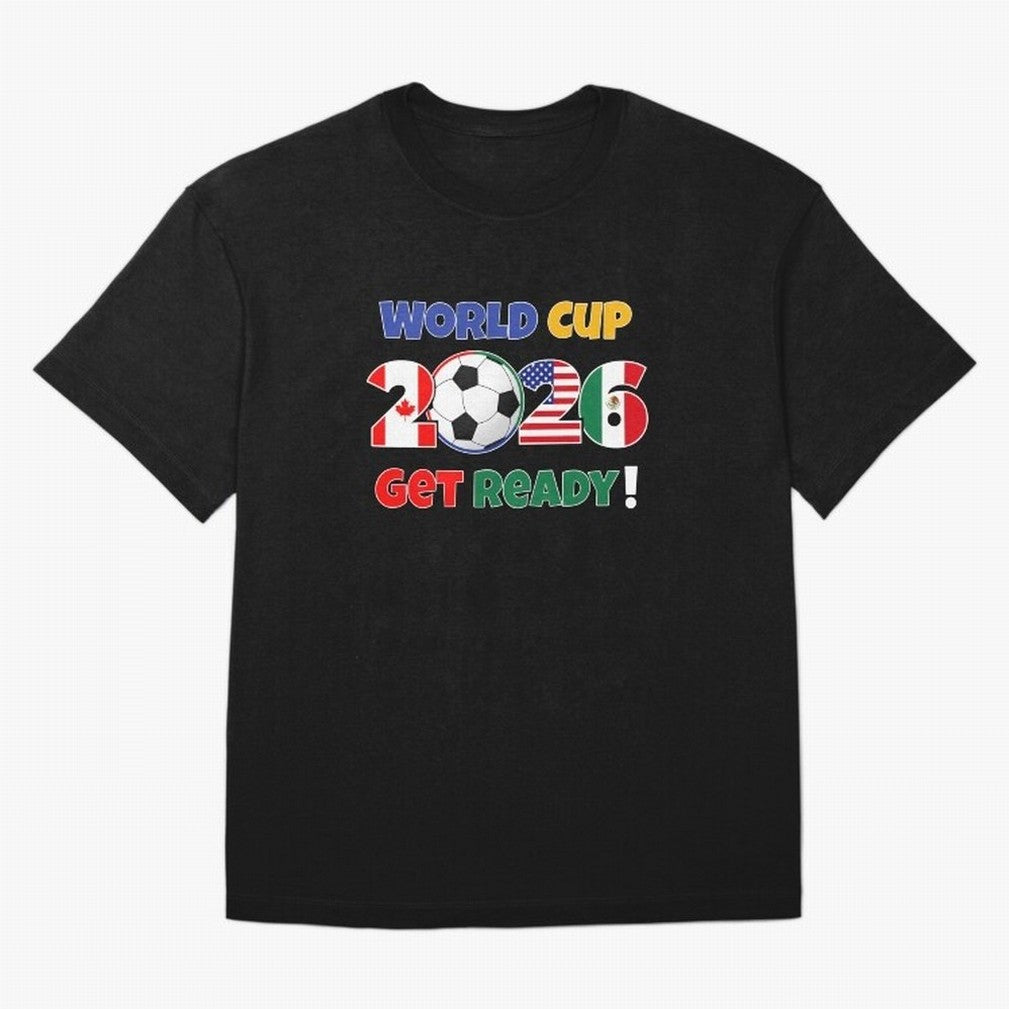 World Cup 2026, World Cup 2026, Soccer Fan Graphic, Football Lover Classic T-Shirt Follow the Final Road of FIFA World Cup 2026 Highlighting Messi, Argentina, France and Brazil Energy, Sports Nostalgia, International Competition, Famous Players and