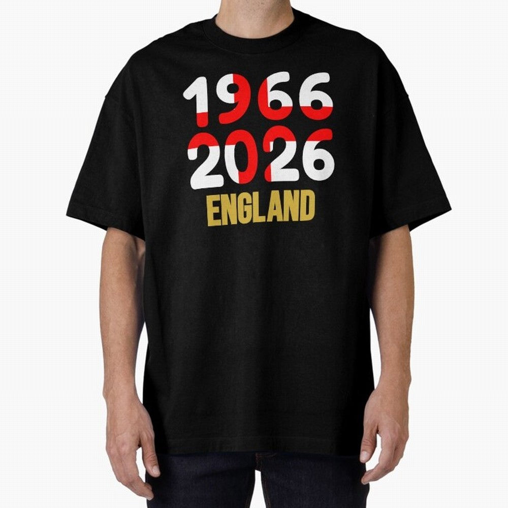England 1966/2026 Classic T-Shirt Join Supporters Worldwide for FIFA World Cup 2026 Group Stage for Fans of Neymar, Haaland and Cristiano Ronaldo and Argentina and Brazil, Bringing Tournament Hype, Historic Matchups, Family Viewing Parties and