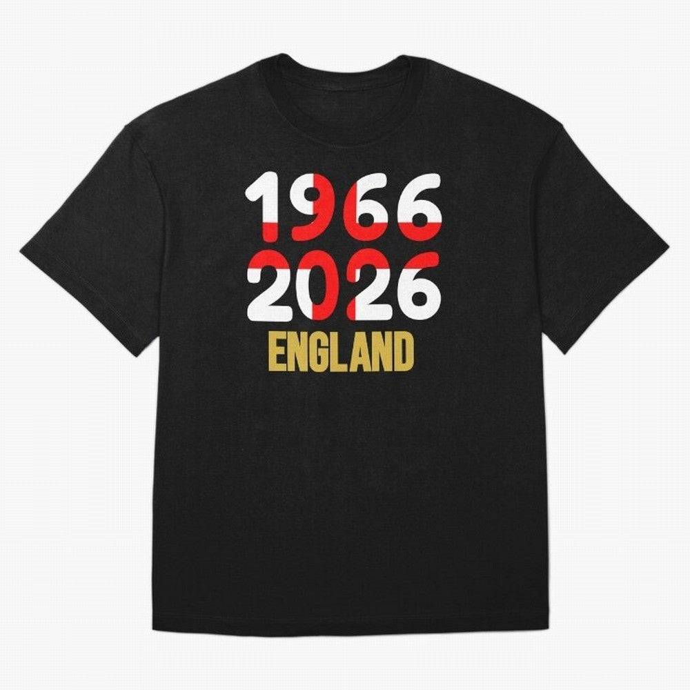 England 1966/2026 Classic T-Shirt Join Supporters Worldwide for FIFA World Cup 2026 Group Stage for Fans of Neymar, Haaland and Cristiano Ronaldo and Argentina and Brazil, Bringing Tournament Hype, Historic Matchups, Family Viewing Parties and