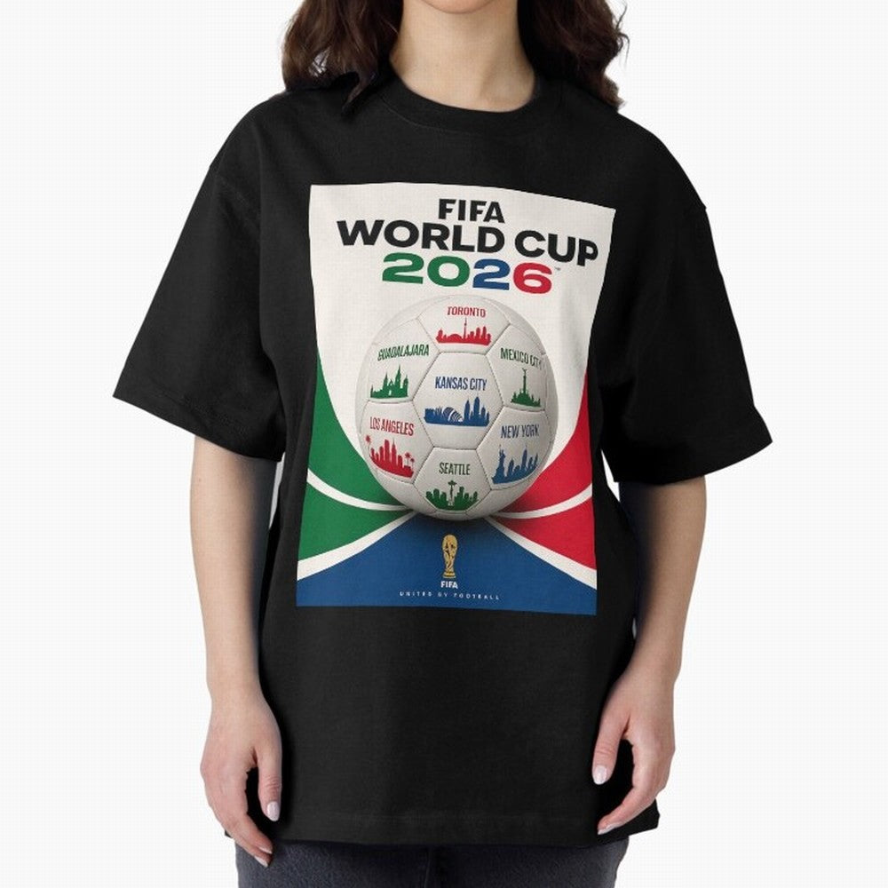North America Football 2026 Classic T-Shirt Carry National Pride through Match Day Hype around FIFA World Cup 2026 Group Stage, Neymar, Haaland and Cristiano Ronaldo, Argentina and Brazil, Sports Nostalgia, International Competition, Famous Players