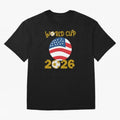 World Cup 2026 USA Soccer Design ¨C Football Fan Graphic T-Shirt Classic T-Shirt Bring FIFA World Cup 2026 for Fans of Neymar, Haaland and Cristiano Ronaldo and Argentina, Bringing Goal Celebration Energy, Supporter Heritage, Football Icons and