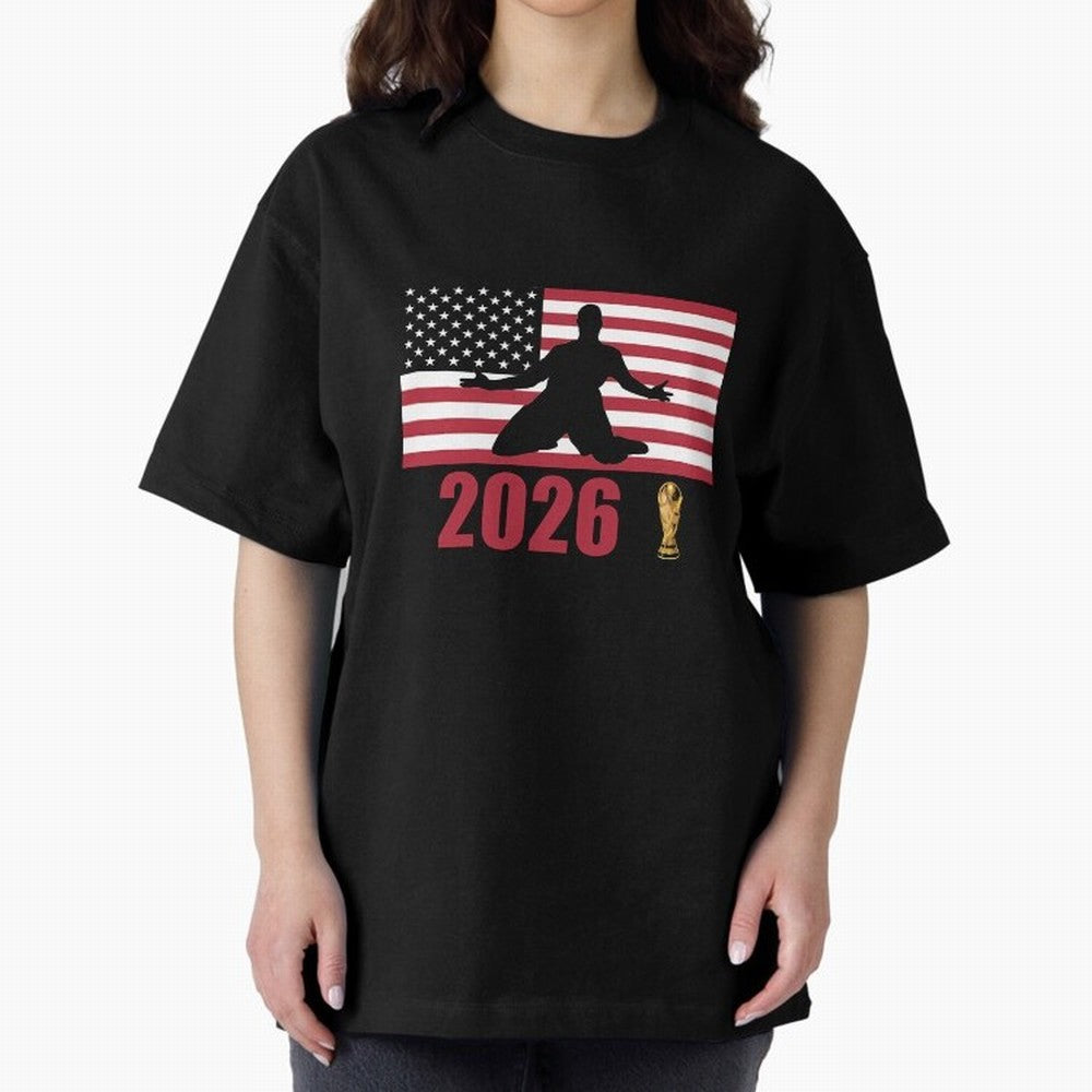USA World Cup 2026 T-Shirt_84815866 Classic T-Shirt Celebrate the Magic of the FIFA World Cup 2026 Journey through Messi and Cristiano Ronaldo Highlights, Brazil Pride, Goal Celebration Energy, Supporter Heritage, Football Icons and Worldwide