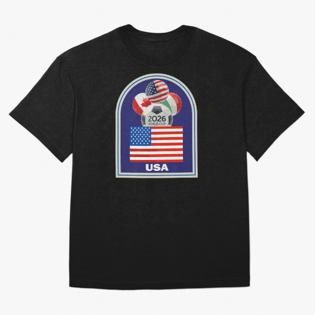 USA 2026 Soccer T-shirt Classic T-Shirt Bring Global Tournament Vibes to FIFA World Cup 2026 Spirit, Centered on Germany, Haaland, Vintage Soccer Flavor, Modern Football Stars, National Flags and Final Night Emotion; Perfect for Fans, Collectors,
