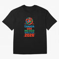 World Cup 2026 USA Canada Mexico ¡ª Retro Soccer Tournament Illustration Classic T-Shirt Honor FIFA World Cup 2026 USA Canada Mexico Driven by Neymar, Portugal Energy, Goal Celebration Energy, Supporter Heritage, Football Icons and Worldwide