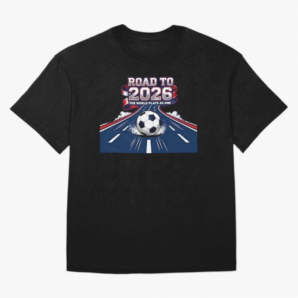 Road to 2026 ¨C The World Plays as One Classic T-Shirt Back Your Heroes with Match Day Hype around FIFA World Cup 2026, Neymar, Haaland and Cristiano Ronaldo, Argentina, Sports Nostalgia, International Competition, Famous Players and Unforgettable