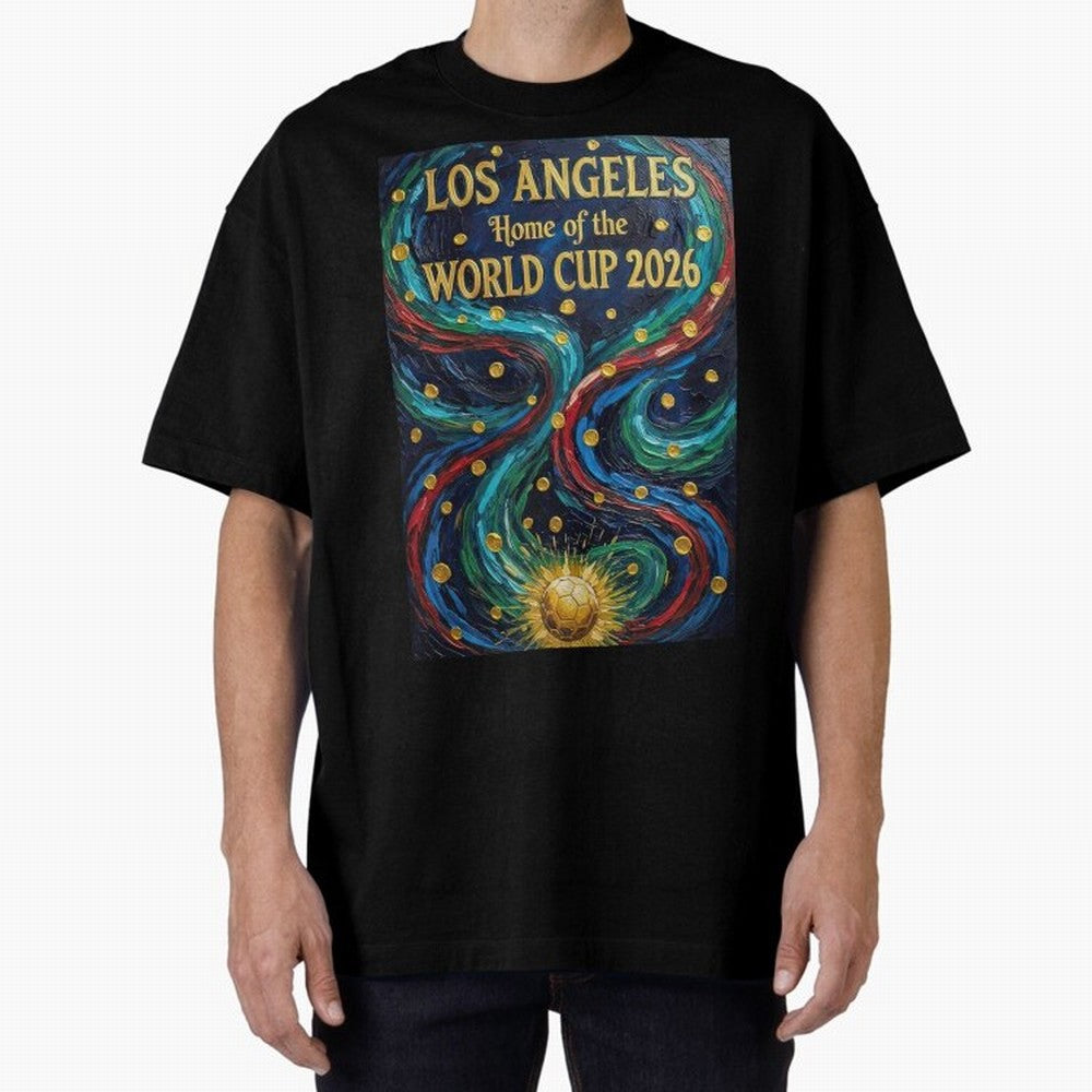 Los Angeles Home of the World Cup 2026 Soccer Fan ¡ª Moody Jewel Art Print Classic T-Shirt Bring Champion Energy into the FIFA World Cup 2026 Group Stage Journey through Messi, Neymar and Mbappe Highlights, France Pride, Stadium Memories, Football