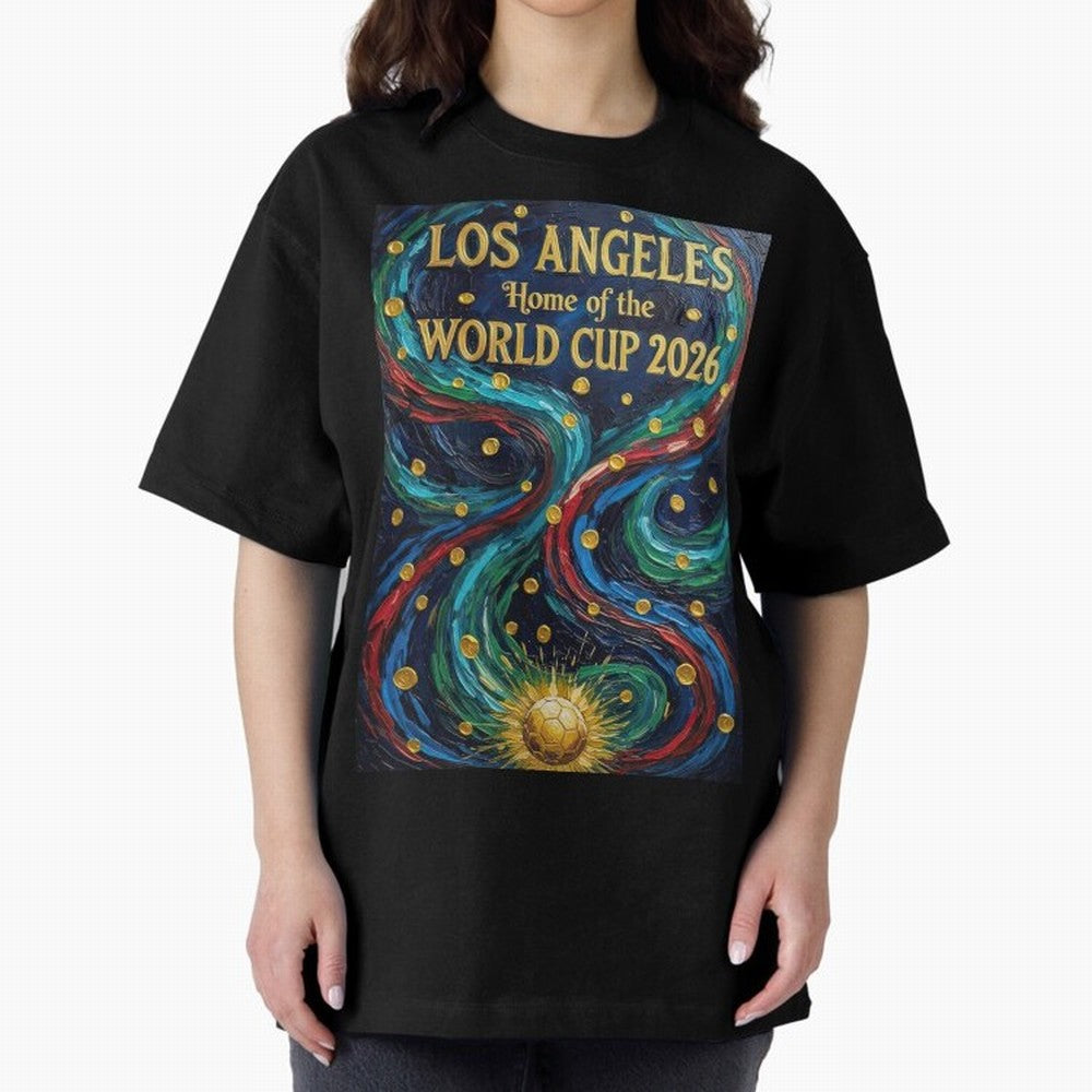 Los Angeles Home of the World Cup 2026 Soccer Fan ¡ª Moody Jewel Art Print Classic T-Shirt Bring Champion Energy into the FIFA World Cup 2026 Group Stage Journey through Messi, Neymar and Mbappe Highlights, France Pride, Stadium Memories, Football