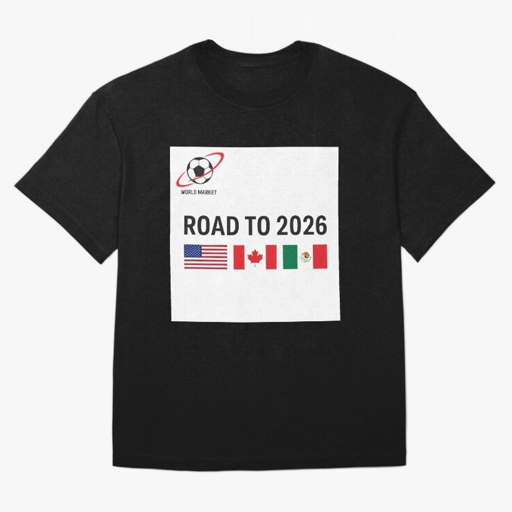 Road to World Cup 2026 Football Journey Classic T-Shirt Celebrate Football Heritage in FIFA World Cup 2026 Group Stage for Fans of Cristiano Ronaldo and Spain and Netherlands, Bringing Stadium Chants, National Pride, Trophy Dreams and Unforgettable