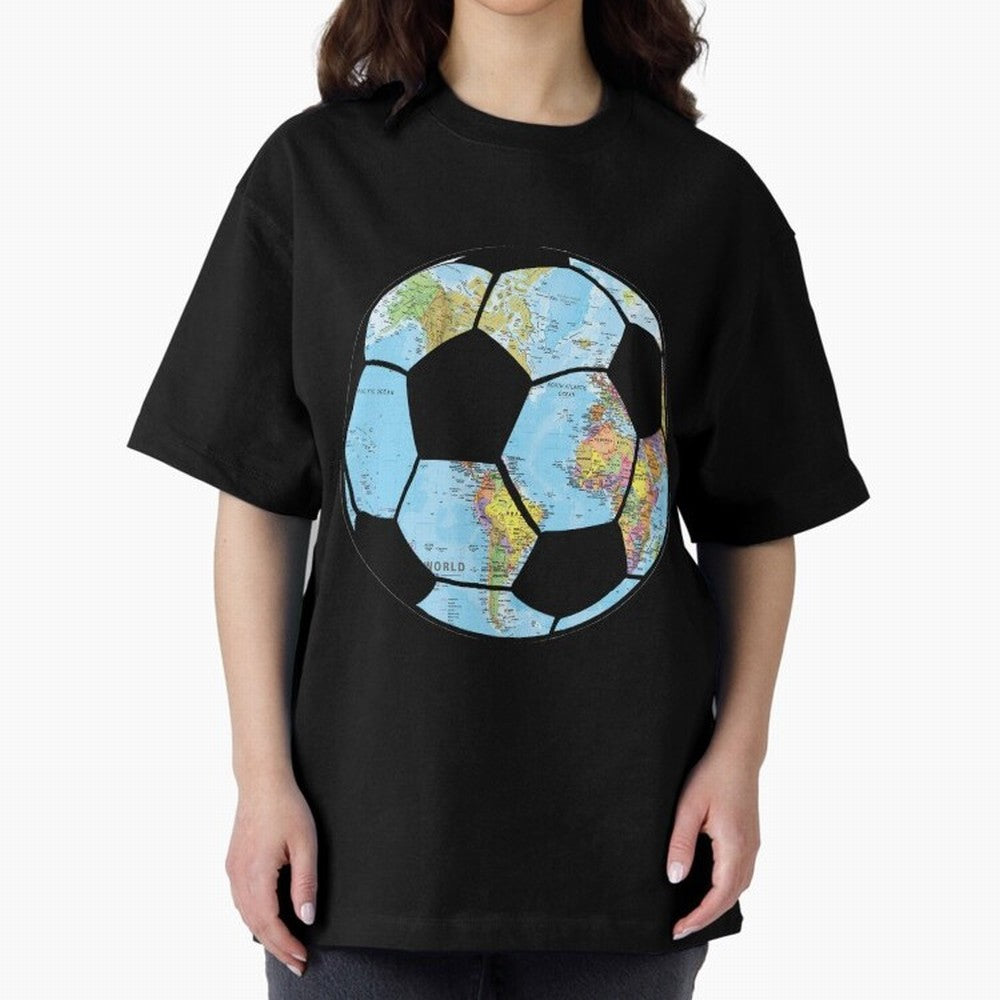 football around the globe Classic T-Shirt Bring Retro Soccer Energy to the FIFA World Cup 2026 USA Canada Mexico Journey through Mbappe and Neymar Highlights, England Pride, Tournament Hype, Historic Matchups, Family Viewing Parties and Global