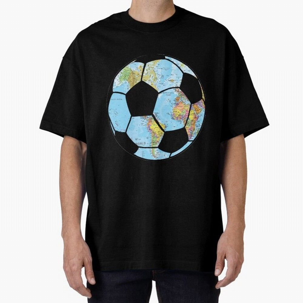 football around the globe Classic T-Shirt Bring Retro Soccer Energy to the FIFA World Cup 2026 USA Canada Mexico Journey through Mbappe and Neymar Highlights, England Pride, Tournament Hype, Historic Matchups, Family Viewing Parties and Global