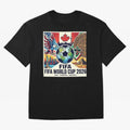 North America United Soccer 2026 Vintage Crest Classic T-Shirt Celebrate Unforgettable Nights in FIFA World Cup 2026 Group Stage Spirit, Capturing England, France and Netherlands, Messi, Neymar and Mbappe, Goal Celebration Energy, Supporter