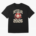 Switzerland 2026 World Cup Classic T-Shirt Celebrate Every Goal in Global Football Passion for FIFA World Cup 2026, Filled with Messi, Neymar and Mbappe, France, Game Day Rituals, Football Legends, Country Pride and the Road to the Final; Created
