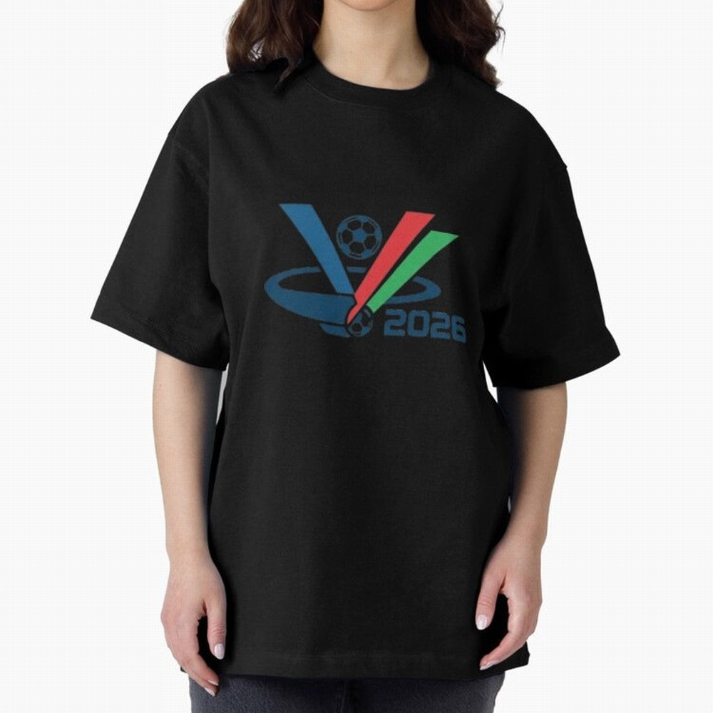 Minimalist FIFA 2026 V-Logo Design Classic T-Shirt Celebrate Football Heritage in FIFA World Cup 2026 Filled with Cristiano Ronaldo, Haaland and CR7, France Energy, Fan Favorite Moments, National Team Passion, Big Match Drama and Soccer History;