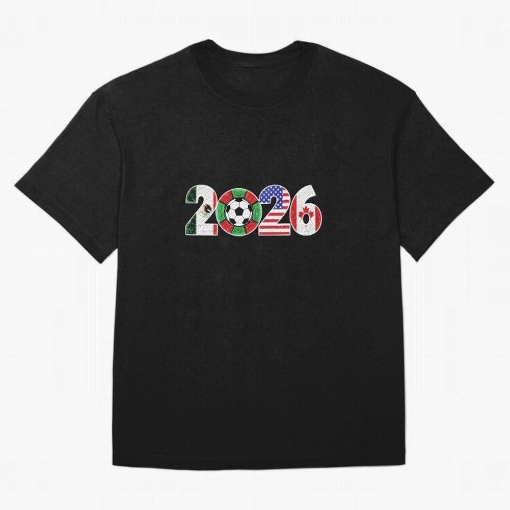 North American Soccer Spirit Team 2026 T-Shirt_82770209 Classic T-Shirt Create FIFA World Cup 2026 USA Canada Mexico for Fans of Cristiano Ronaldo and England, Bringing Stadium Memories, Football Loyalty, International Chants and Championship