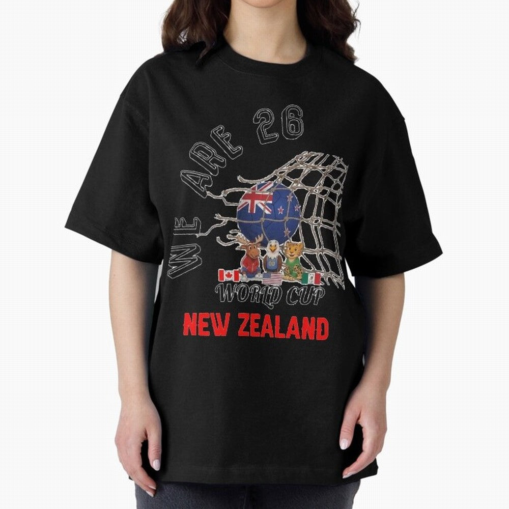 World cup 26 - New Zeland Classic T-Shirt Celebrate Classic Football Spirit in Global Football Passion for FIFA World Cup 2026 Group Stage, Connected to Messi, Neymar and Mbappe, Argentina and Brazil, Global Supporter Spirit, Legendary Goals,