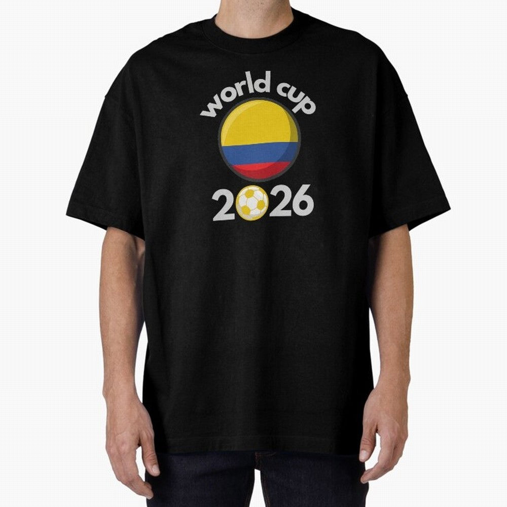 Columbia Flag World Cup 2026 Soccer Design ¨C Columbian Football Futbol Classic T-Shirt Show Fan Pride Across the FIFA World Cup 2026 Journey through Cristiano Ronaldo, Haaland and CR7 Highlights, Portugal, Spain and Germany Pride, Tournament Hype,