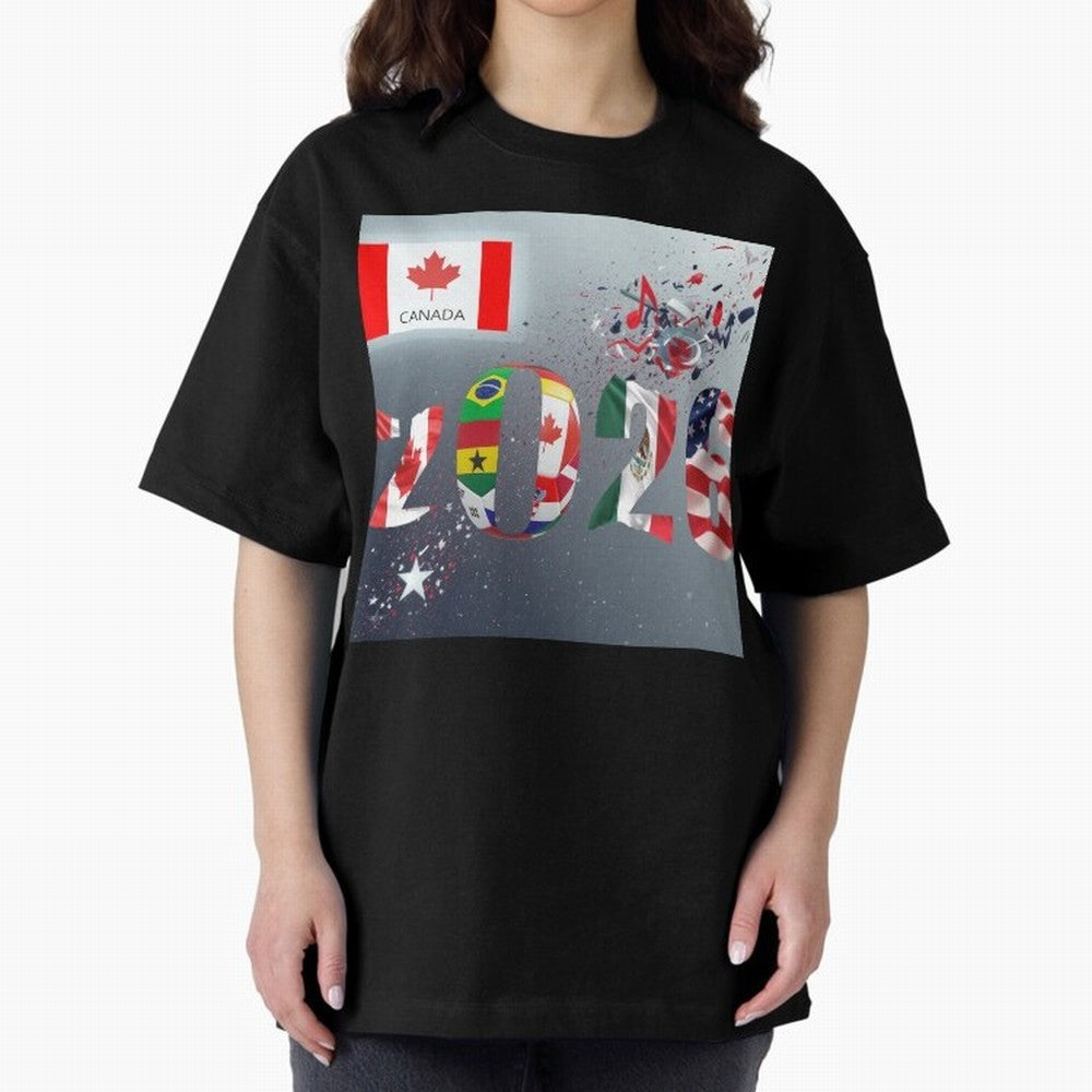 World Cup 2026 Classic T-Shirt Make Memories around FIFA World Cup 2026 Group Stage for Fans of Messi and Cristiano Ronaldo and Argentina, France and Brazil, Bringing Football Festival Excitement, Trophy Ambitions, Country Rivalries and Star Player