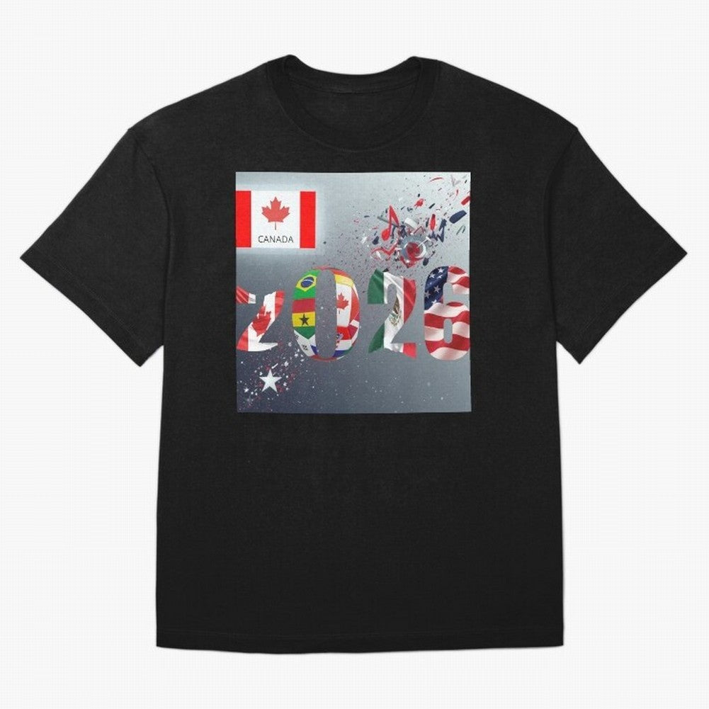 World Cup 2026 Classic T-Shirt Make Memories around FIFA World Cup 2026 Group Stage for Fans of Messi and Cristiano Ronaldo and Argentina, France and Brazil, Bringing Football Festival Excitement, Trophy Ambitions, Country Rivalries and Star Player