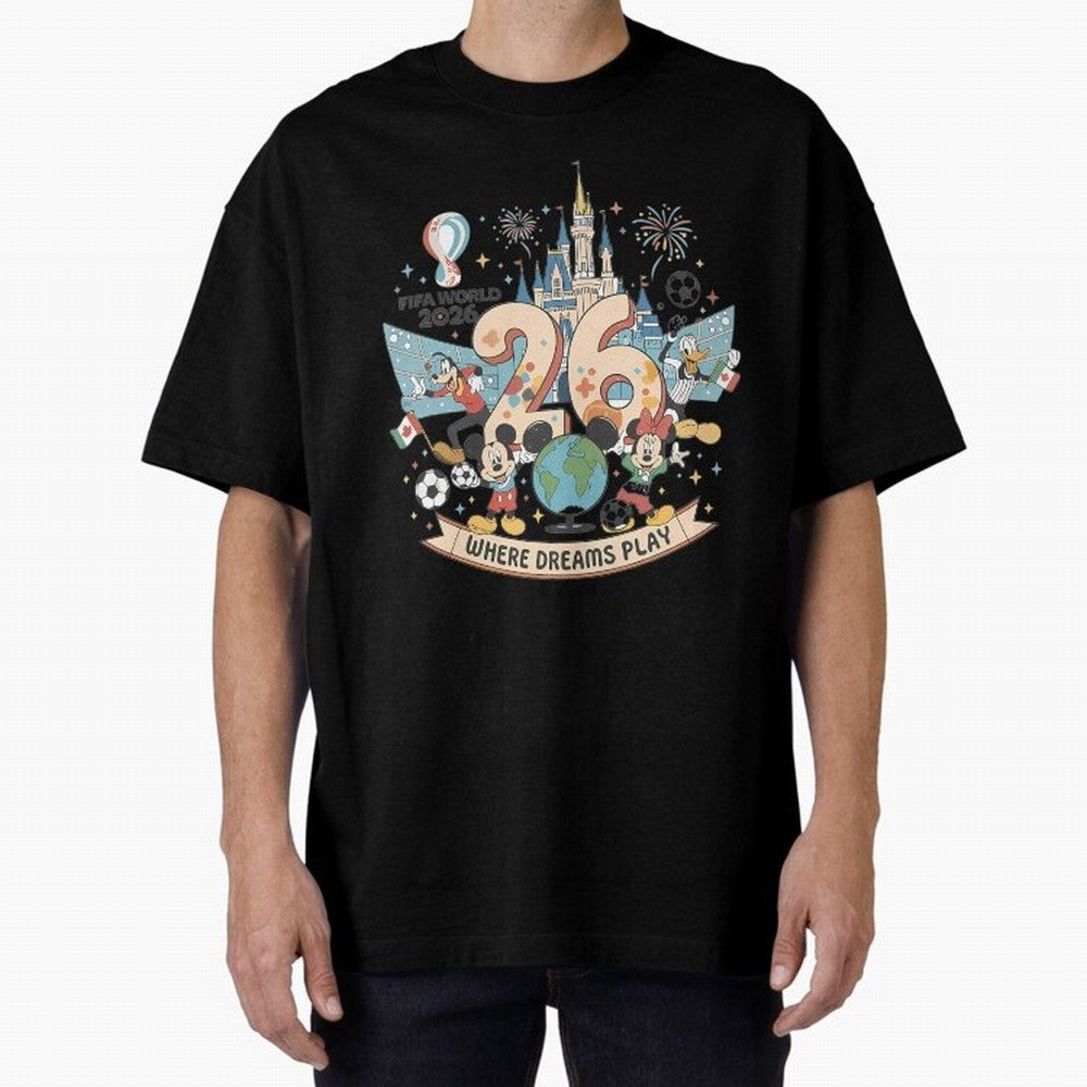 Dreamland Football 2026 Classic T-Shirt Stand Out with Spirit from the FIFA World Cup 2026 Journey through Mbappe Highlights, Argentina Pride, Worldwide Fan Energy, Dramatic Goals, Stadium Lights and Championship Celebrations; Built for Supporters