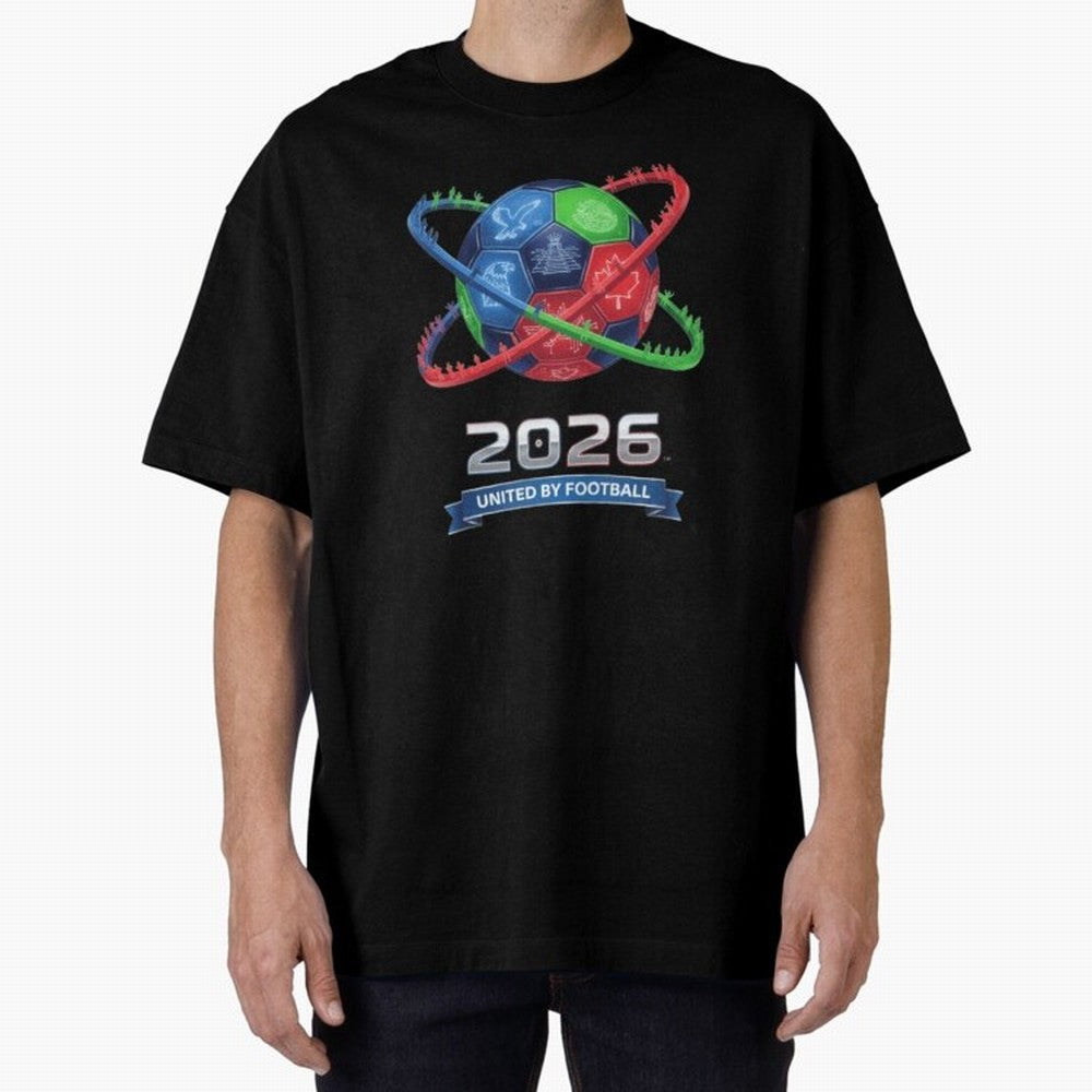 United by Football 2026 Global Connectivity Logo Classic T-Shirt Celebrate National Team Dreams in the FIFA World Cup 2026 USA Canada Mexico Journey through Neymar, Haaland and Cristiano Ronaldo Highlights, Argentina Pride, Football Passion,
