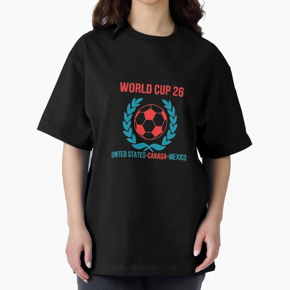 World Cup 2026 United States Canada Mexico Soccer Logo Classic T-Shirt Feel the Heartbeat of FIFA World Cup 2026 Group Stage for Fans of Neymar and Spain and Netherlands, Bringing Stadium Chants, National Pride, Trophy Dreams and Unforgettable