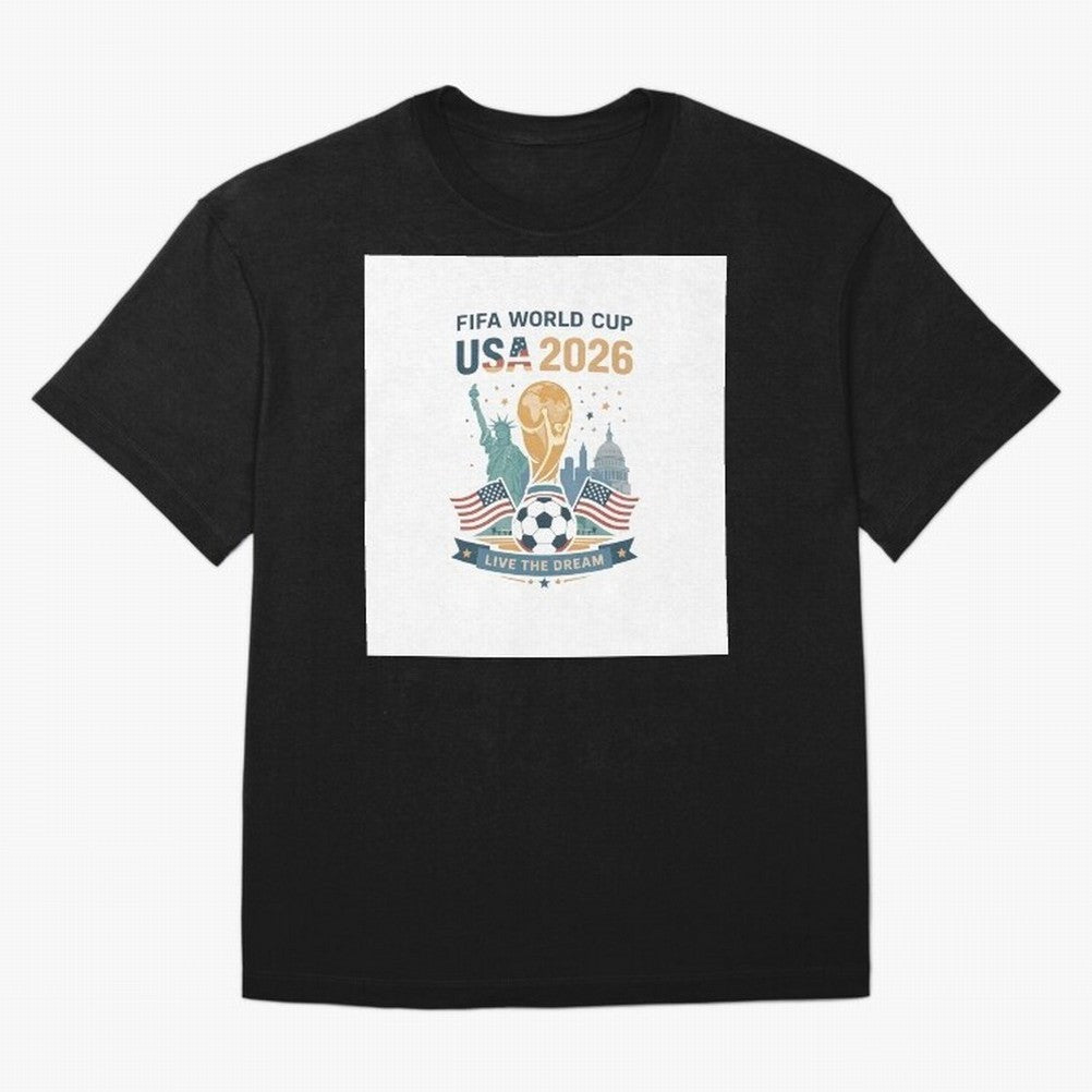 Fifa World Cup USA 2026 Classic T-Shirt Bring Champion Energy into FIFA World Cup 2026 Group Stage with Haaland, Brazil Energy, Stadium Chants, National Pride, Trophy Dreams and Unforgettable Football Memories; Perfect for People Who Love