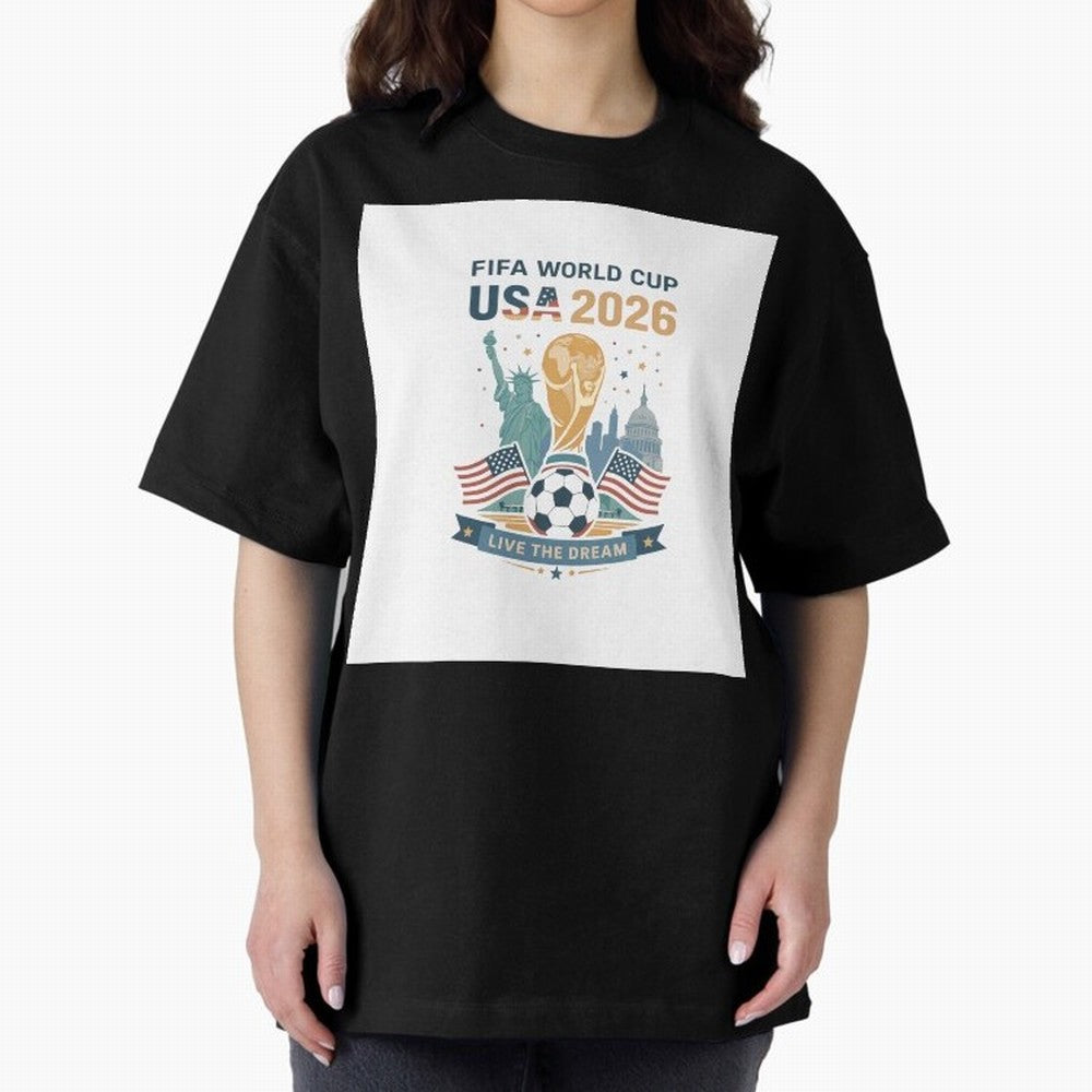 Fifa World Cup USA 2026 Classic T-Shirt Bring Champion Energy into FIFA World Cup 2026 Group Stage with Haaland, Brazil Energy, Stadium Chants, National Pride, Trophy Dreams and Unforgettable Football Memories; Perfect for People Who Love
