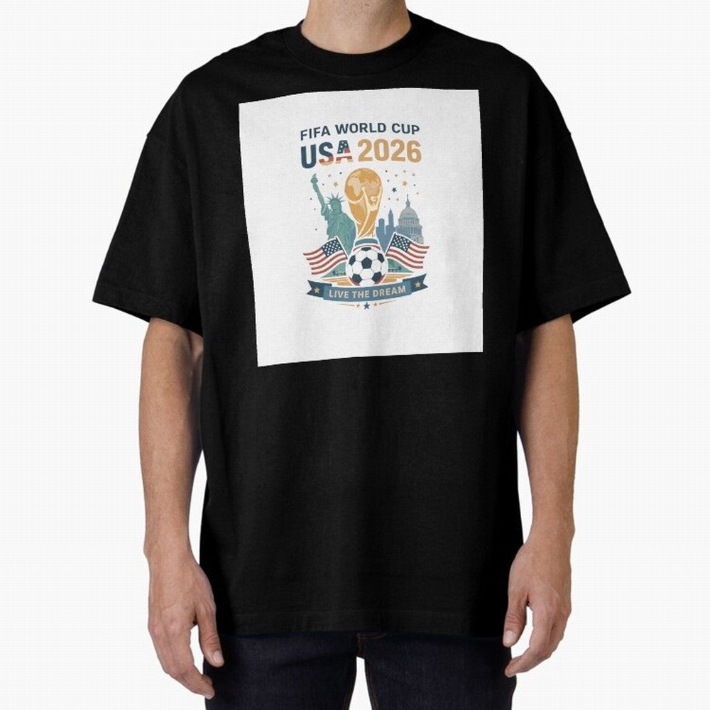 Fifa World Cup USA 2026 Classic T-Shirt Bring Champion Energy into FIFA World Cup 2026 Group Stage with Haaland, Brazil Energy, Stadium Chants, National Pride, Trophy Dreams and Unforgettable Football Memories; Perfect for People Who Love