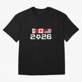 Glitched United 2026 Cup - North America Emblem Part 2 T-Shirt_82924673 Classic T-Shirt Bring Match Day Fire to Global Football Passion for FIFA World Cup 2026 USA Canada Mexico, Connected to Neymar, Haaland and Cristiano Ronaldo, Spain, Football