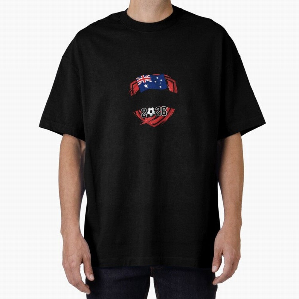 Australia World Cup 2026 Australia Football Classic T-Shirt Bring a Vintage Feel to FIFA World Cup 2026 Spirit, Capturing England, France and Netherlands, Mbappe, Vintage Soccer Flavor, Modern Football Stars, National Flags and Final Night Emotion;
