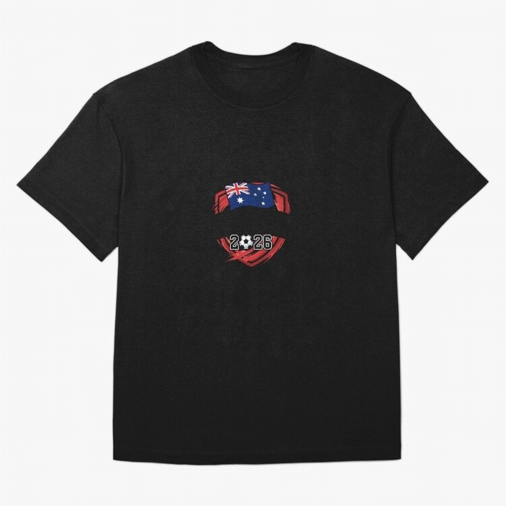 Australia World Cup 2026 Australia Football Classic T-Shirt Bring a Vintage Feel to FIFA World Cup 2026 Spirit, Capturing England, France and Netherlands, Mbappe, Vintage Soccer Flavor, Modern Football Stars, National Flags and Final Night Emotion;
