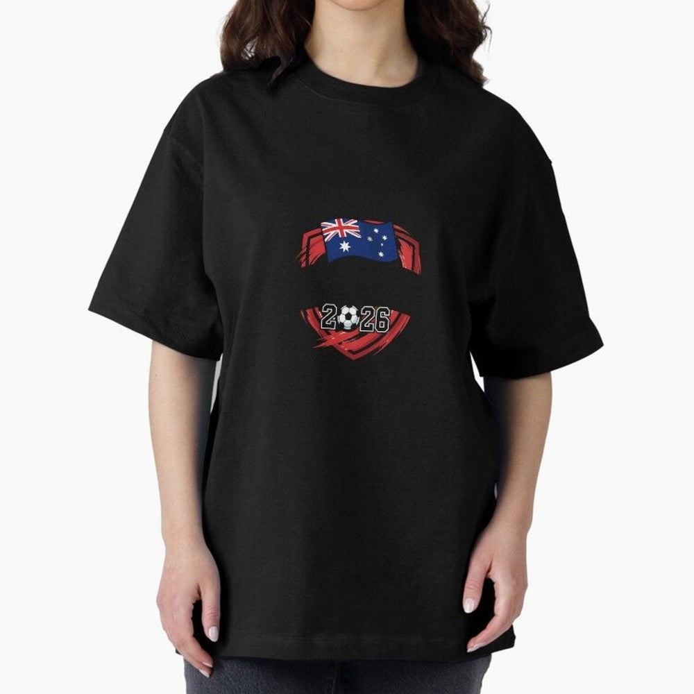 Australia World Cup 2026 Australia Football Classic T-Shirt Bring a Vintage Feel to FIFA World Cup 2026 Spirit, Capturing England, France and Netherlands, Mbappe, Vintage Soccer Flavor, Modern Football Stars, National Flags and Final Night Emotion;