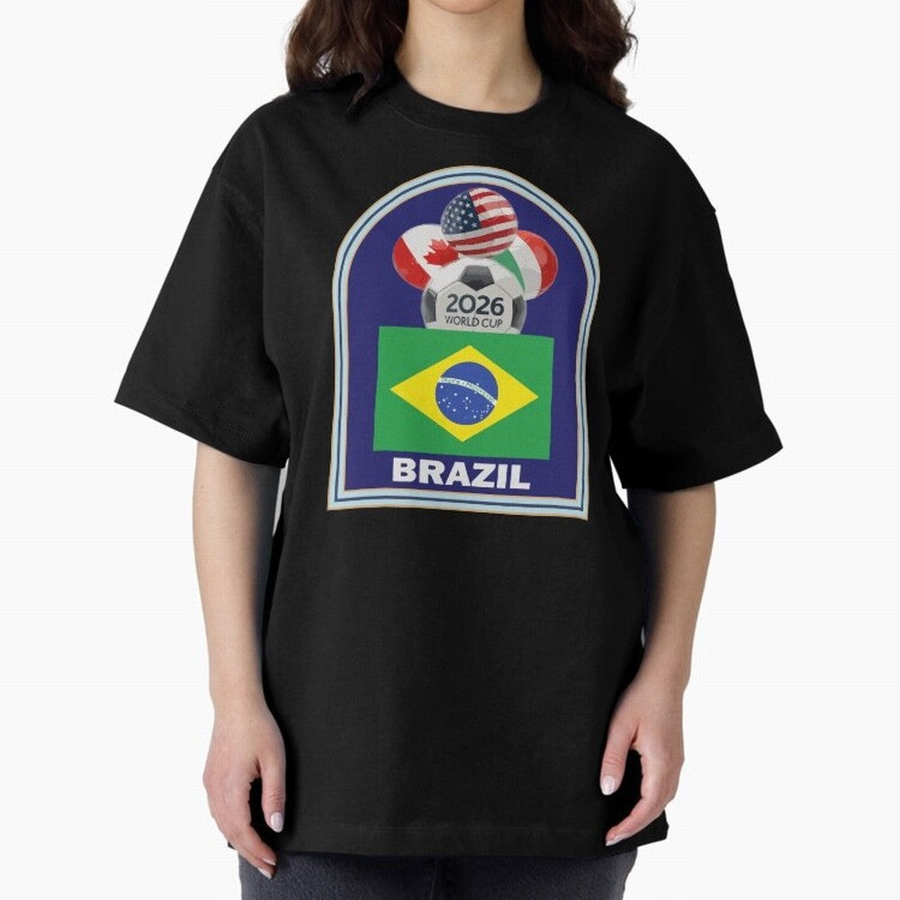 Brazil 2026 Soccer T-shirt Classic T-Shirt Bring FIFA World Cup 2026 Group Stage Filled with Cristiano Ronaldo, Haaland and CR7, Brazil, Portugal and Argentina Energy, Stadium Memories, Football Loyalty, International Chants and Championship
