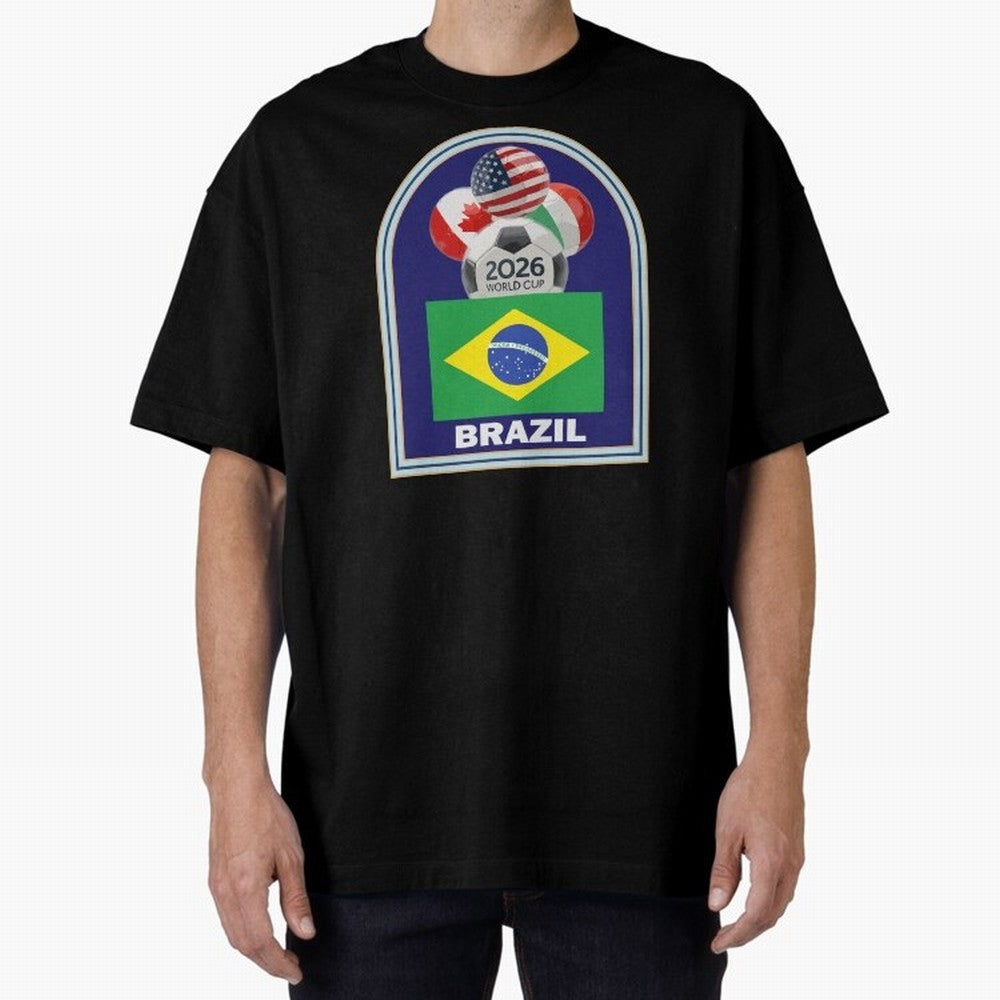 Brazil 2026 Soccer T-shirt Classic T-Shirt Bring FIFA World Cup 2026 Group Stage Filled with Cristiano Ronaldo, Haaland and CR7, Brazil, Portugal and Argentina Energy, Stadium Memories, Football Loyalty, International Chants and Championship