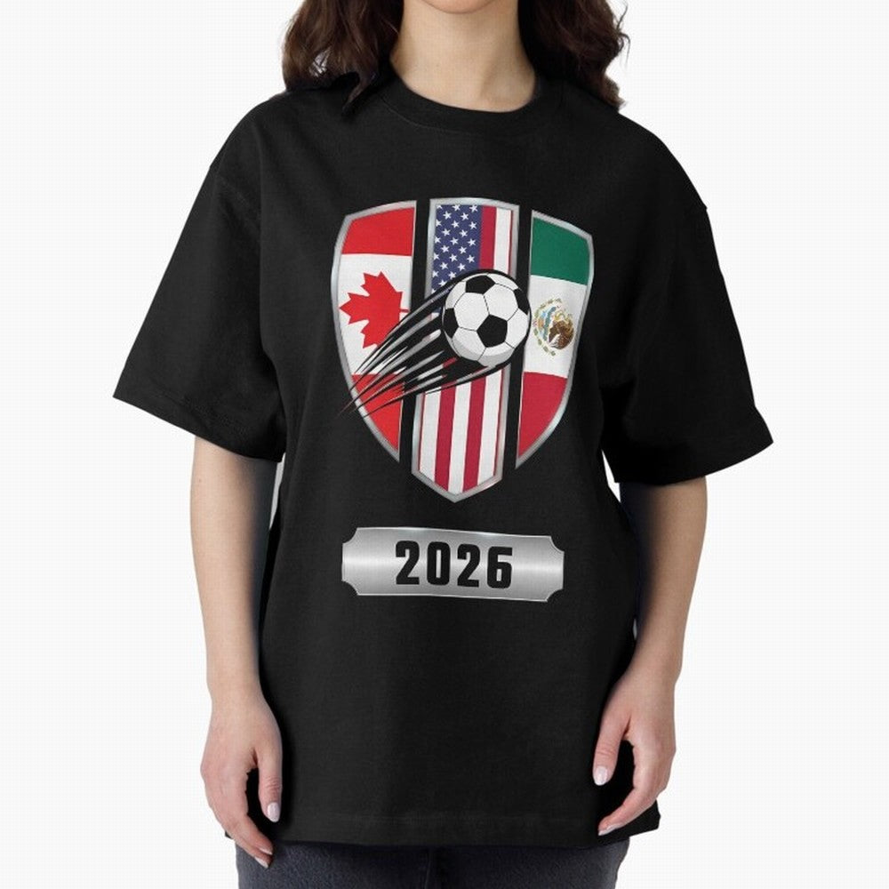 North United America Shield 2026 Cup Classic T-Shirt Support the Legends of Match Day Hype around FIFA World Cup 2026 Group Stage, CR7, Germany, Worldwide Fan Energy, Dramatic Goals, Stadium Lights and Championship Celebrations; Made for Die Hard