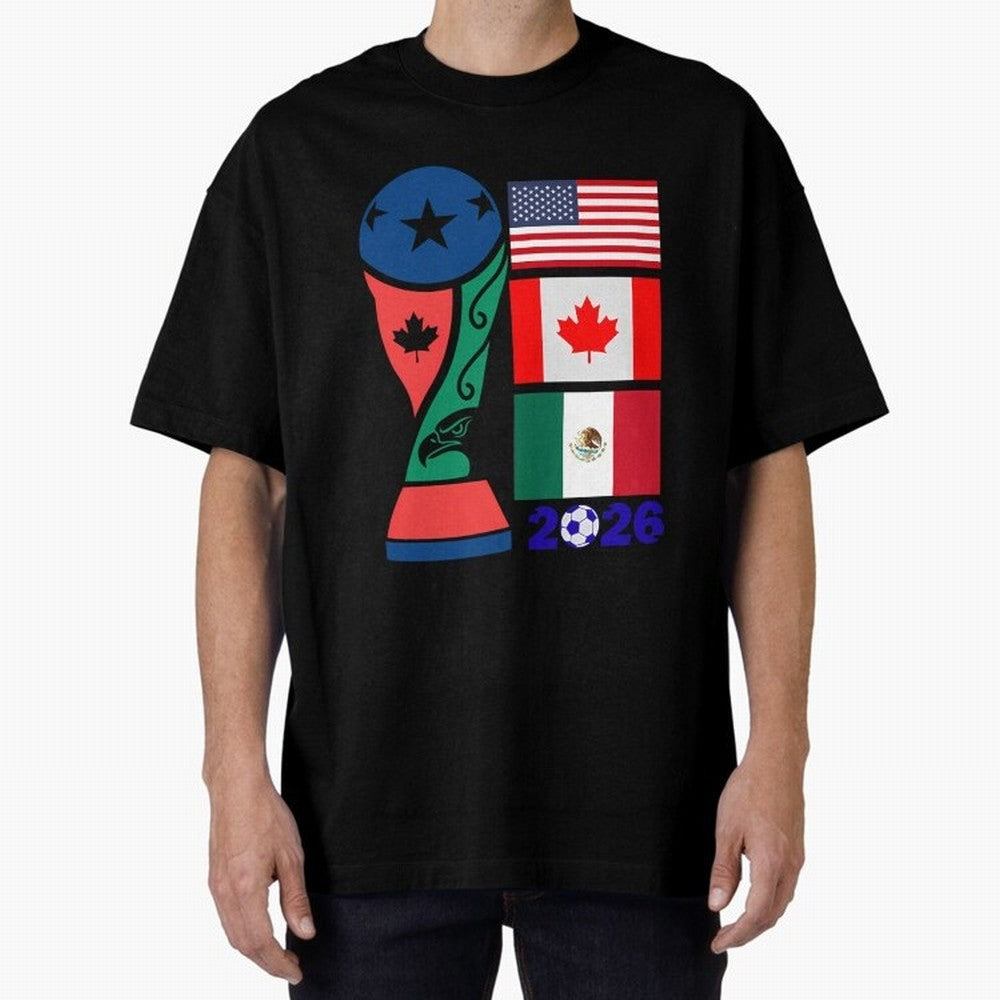 North America Football Unity 2026 Classic T-Shirt Relive Match Day Hype around FIFA World Cup 2026 Group Stage, CR7 and Messi, Portugal, Goal Celebration Energy, Supporter Heritage, Football Icons and Worldwide Tournament Joy; Perfect for