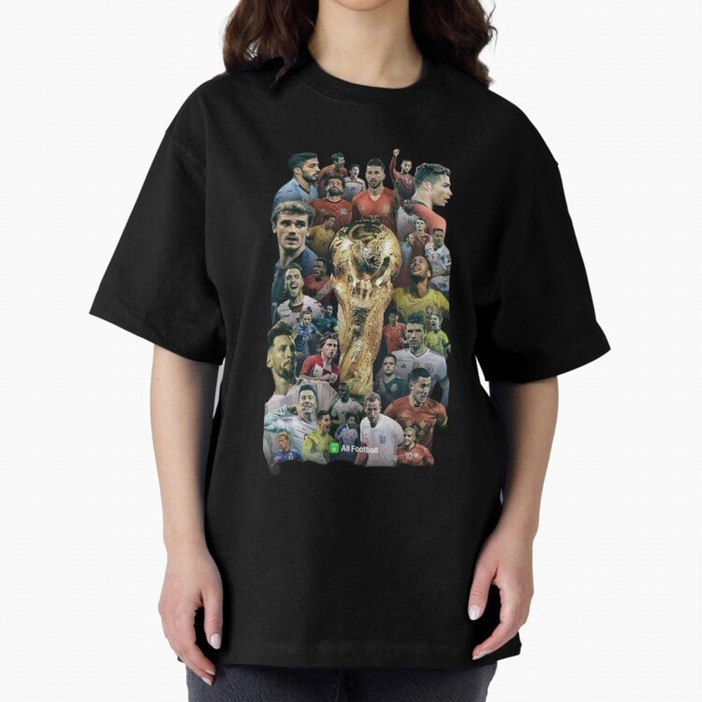 All Football Classic T-Shirt Make the Season About Match Day Hype around FIFA World Cup 2026 Group Stage, CR7 and Messi, Argentina, France and Brazil, Soccer Culture, Superstar Moments, National Team Dreams and Competitive Fire; Built for