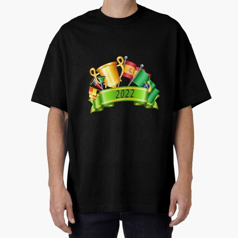 World Cup 2022 Qatar Spain Brazil Classic T-Shirt Feel FIFA World Cup 2026 for Fans of Neymar and France, Bringing Sports Nostalgia, International Competition, Famous Players and Unforgettable Victories; Ideal for Passionate Fans Who Love Underdog