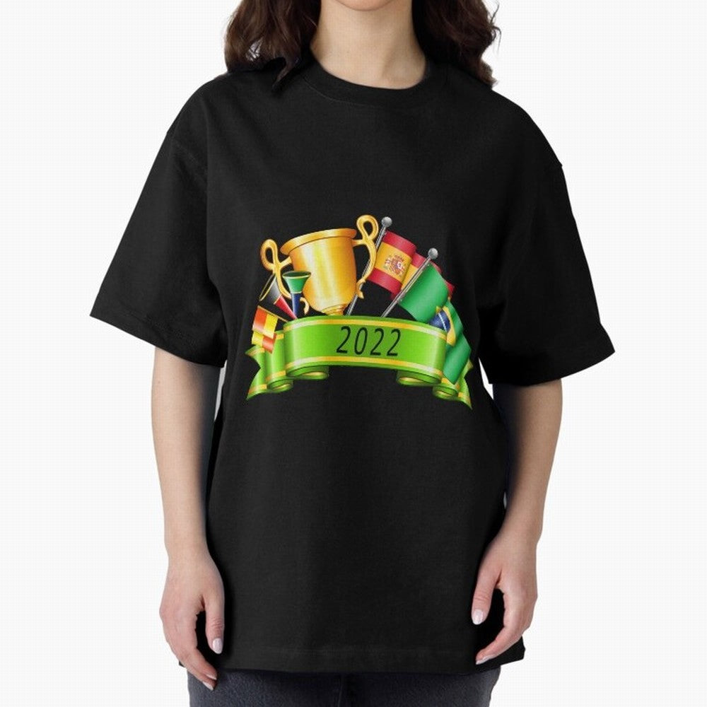 World Cup 2022 Qatar Spain Brazil Classic T-Shirt Feel FIFA World Cup 2026 for Fans of Neymar and France, Bringing Sports Nostalgia, International Competition, Famous Players and Unforgettable Victories; Ideal for Passionate Fans Who Love Underdog