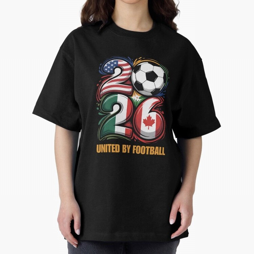 United by Football Soccer Fan Gear 2026 Classic T-Shirt Feel the Roar of Match Day Hype around FIFA World Cup 2026 Group Stage, CR7, France and Portugal, Stadium Memories, Football Loyalty, International Chants and Championship Tradition; Perfect