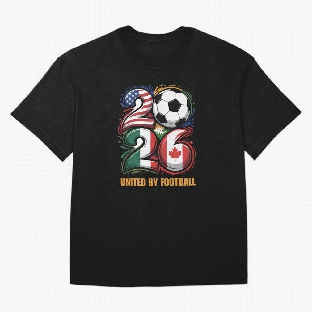 United by Football Soccer Fan Gear 2026 Classic T-Shirt Feel the Roar of Match Day Hype around FIFA World Cup 2026 Group Stage, CR7, France and Portugal, Stadium Memories, Football Loyalty, International Chants and Championship Tradition; Perfect