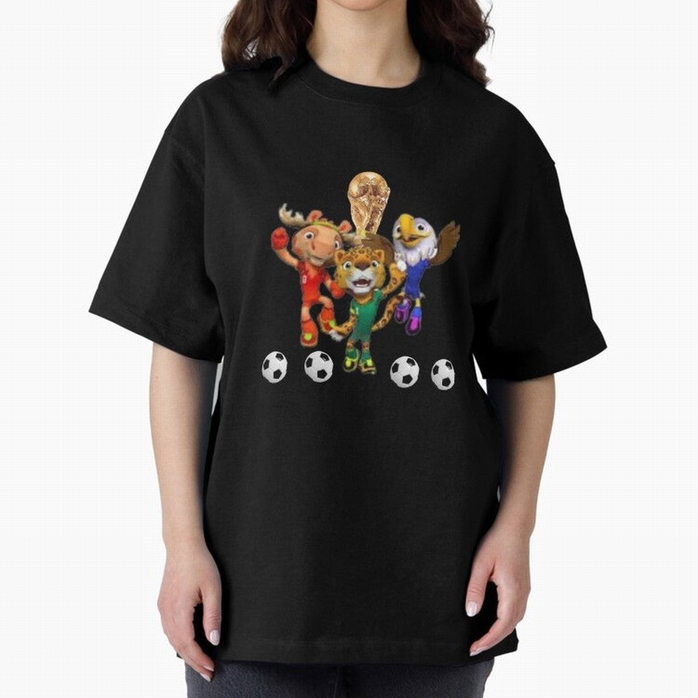 World Cup Mascot Classic T-Shirt Celebrate Match Day Hype around FIFA World Cup 2026 USA Canada Mexico, CR7 and Messi, England and Germany, Champion Mindset, Group Stage Buzz, Knockout Tension and Passionate Fan Culture; Great for Watch Parties,