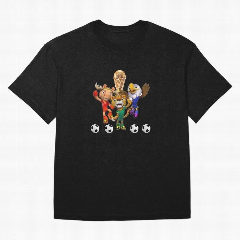 World Cup Mascot Classic T-Shirt Celebrate Match Day Hype around FIFA World Cup 2026 USA Canada Mexico, CR7 and Messi, England and Germany, Champion Mindset, Group Stage Buzz, Knockout Tension and Passionate Fan Culture; Great for Watch Parties,