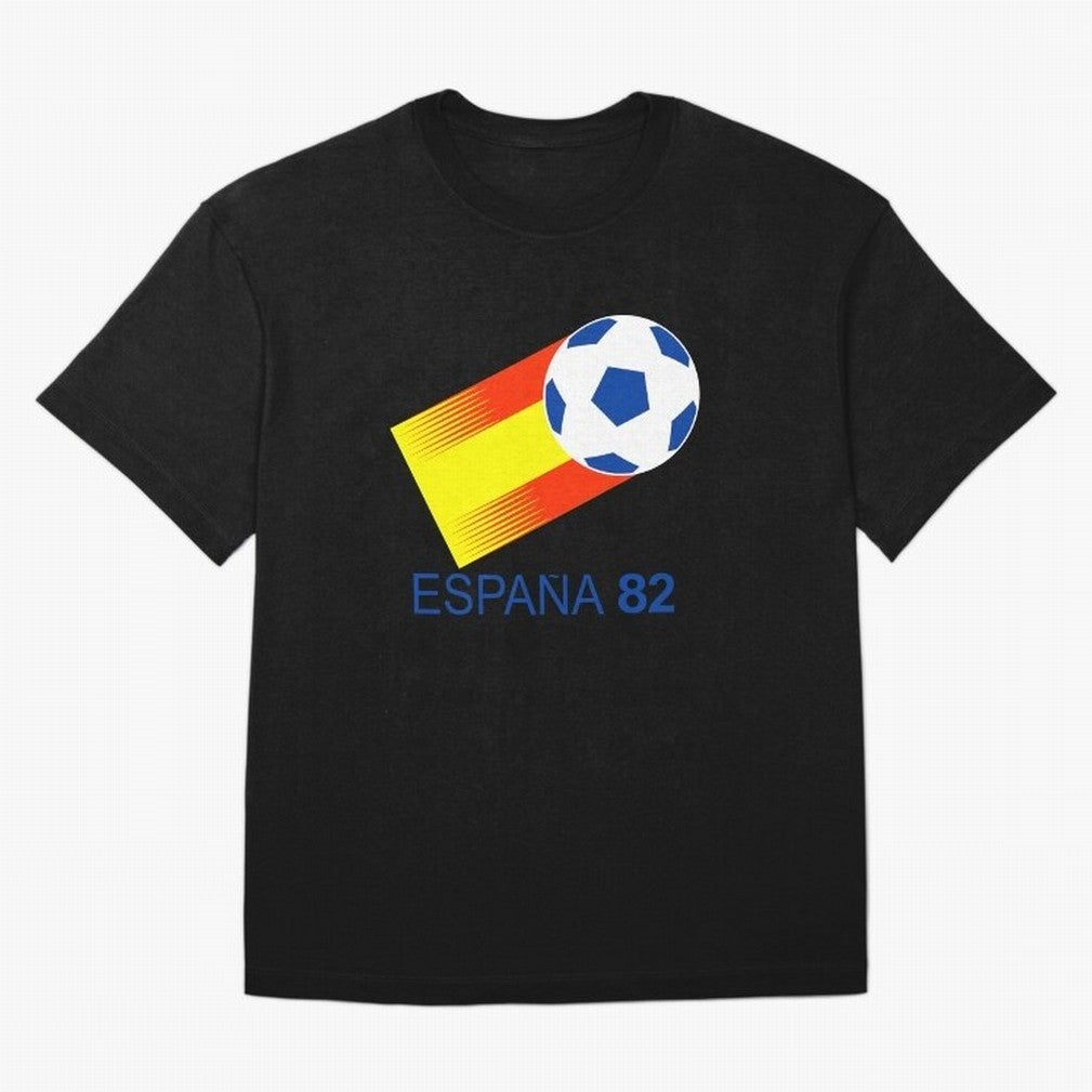Spain Espana 82 World Cup Soccer 80s Classic T-Shirt Follow the Final Road of Global Football Passion for FIFA World Cup 2026 Group Stage, Built around Haaland, Brazil, Vintage Soccer Flavor, Modern Football Stars, National Flags and Final Night