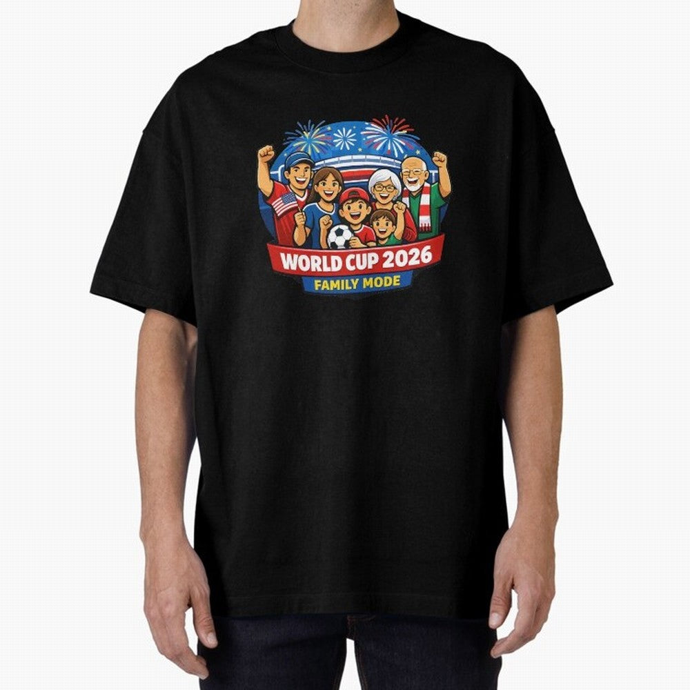World Cup 2026 Family Mode ¨C Football Fans Celebration Design Classic T-Shirt Bring a Vintage Feel to FIFA World Cup 2026 for Fans of Neymar and Spain, Bringing Football Passion, Legendary Performances, Festival Vibes and Supporter Community;