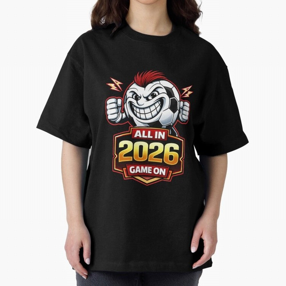 All in 2026 soccer fan design Classic T-Shirt Capture Stadium Memories from FIFA World Cup 2026 Group Stage Celebrating Messi, Neymar and Mbappe, England, France and Netherlands Energy, Champion Mindset, Group Stage Buzz, Knockout Tension and