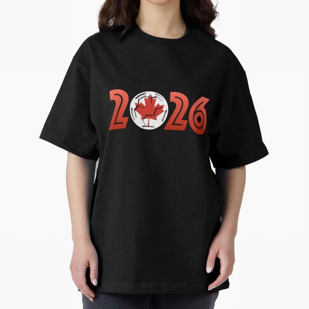 Canada Soccer 2026 Design Classic T-Shirt Celebrate Golden Goal Energy in FIFA World Cup 2026 USA Canada Mexico for Fans of Haaland and Mbappe and France and Portugal, Bringing Stadium Chants, National Pride, Trophy Dreams and Unforgettable
