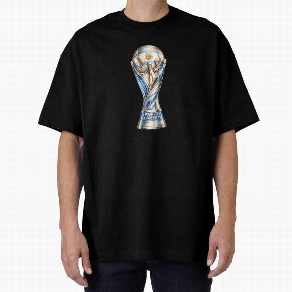 Argentina Classic T-Shirt Bring a Champion Mindset to FIFA World Cup 2026 Highlighting Cristiano Ronaldo, Haaland and CR7, Argentina and Brazil Energy, Vintage Soccer Flavor, Modern Football Stars, National Flags and Final Night Emotion; Perfect