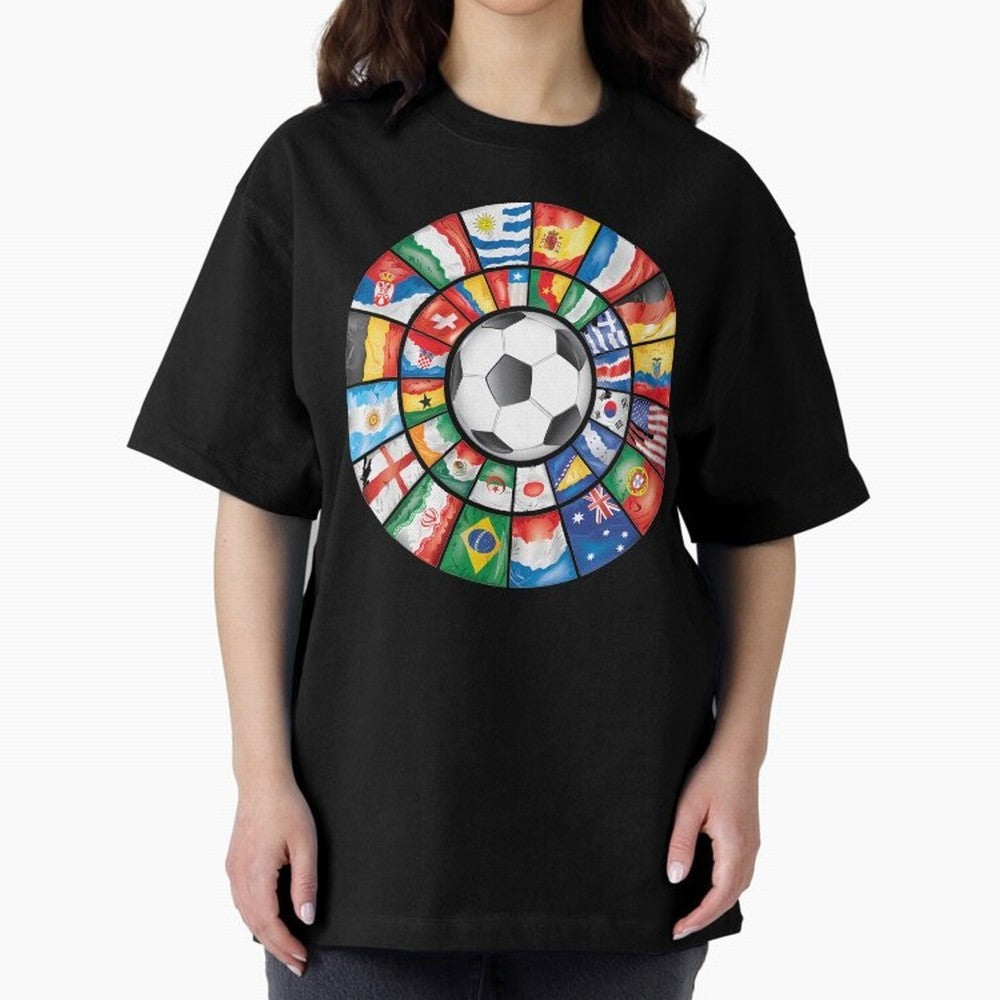 International Football Classic T-Shirt Show Your Love for FIFA World Cup 2026 for Fans of Haaland and Mbappe and Portugal, Bringing Stadium Memories, Football Loyalty, International Chants and Championship Tradition; Ideal for Football Dads,