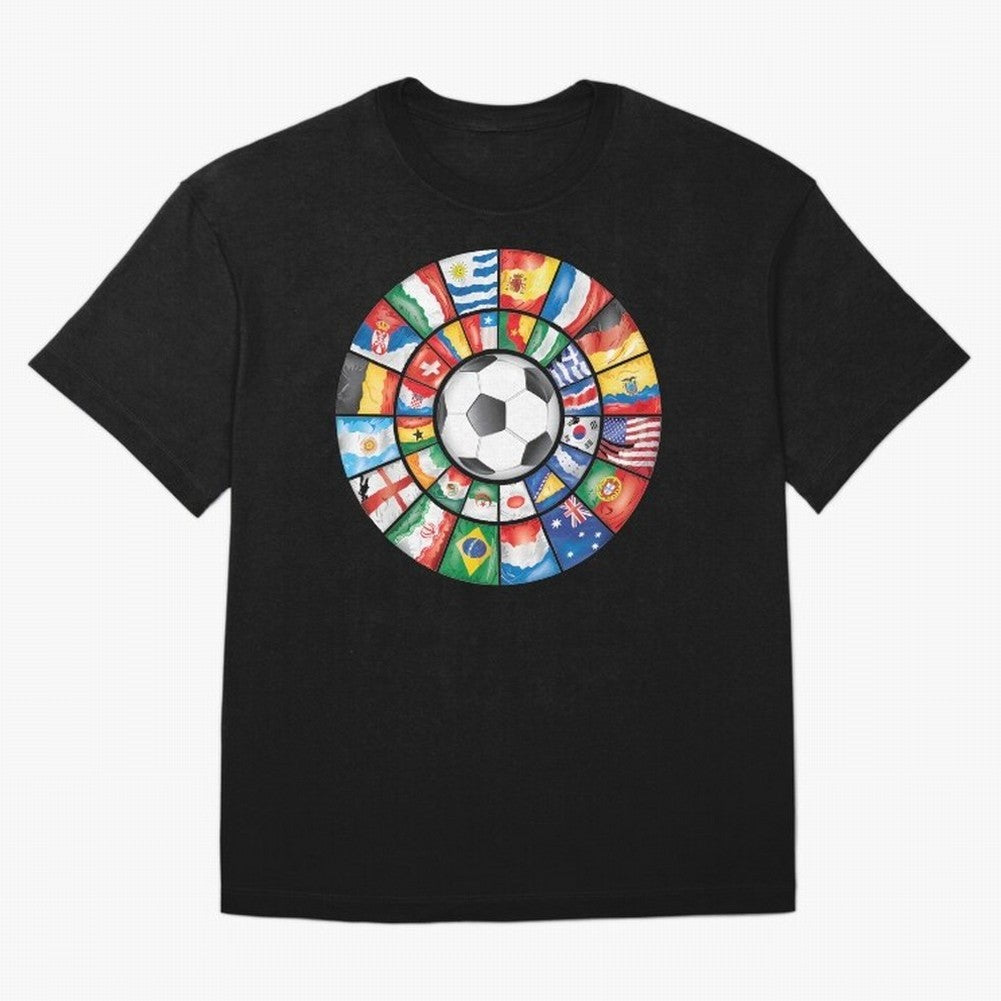 International Football Classic T-Shirt Show Your Love for FIFA World Cup 2026 for Fans of Haaland and Mbappe and Portugal, Bringing Stadium Memories, Football Loyalty, International Chants and Championship Tradition; Ideal for Football Dads,